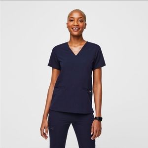 Womens figs scrub set navy